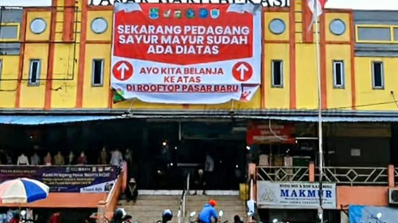 Tak Ada Lagi PKL di Bahu Jalan, Pengelolaan Pasar Baru Bekasi Kini Dipegang Langsung BUMD!